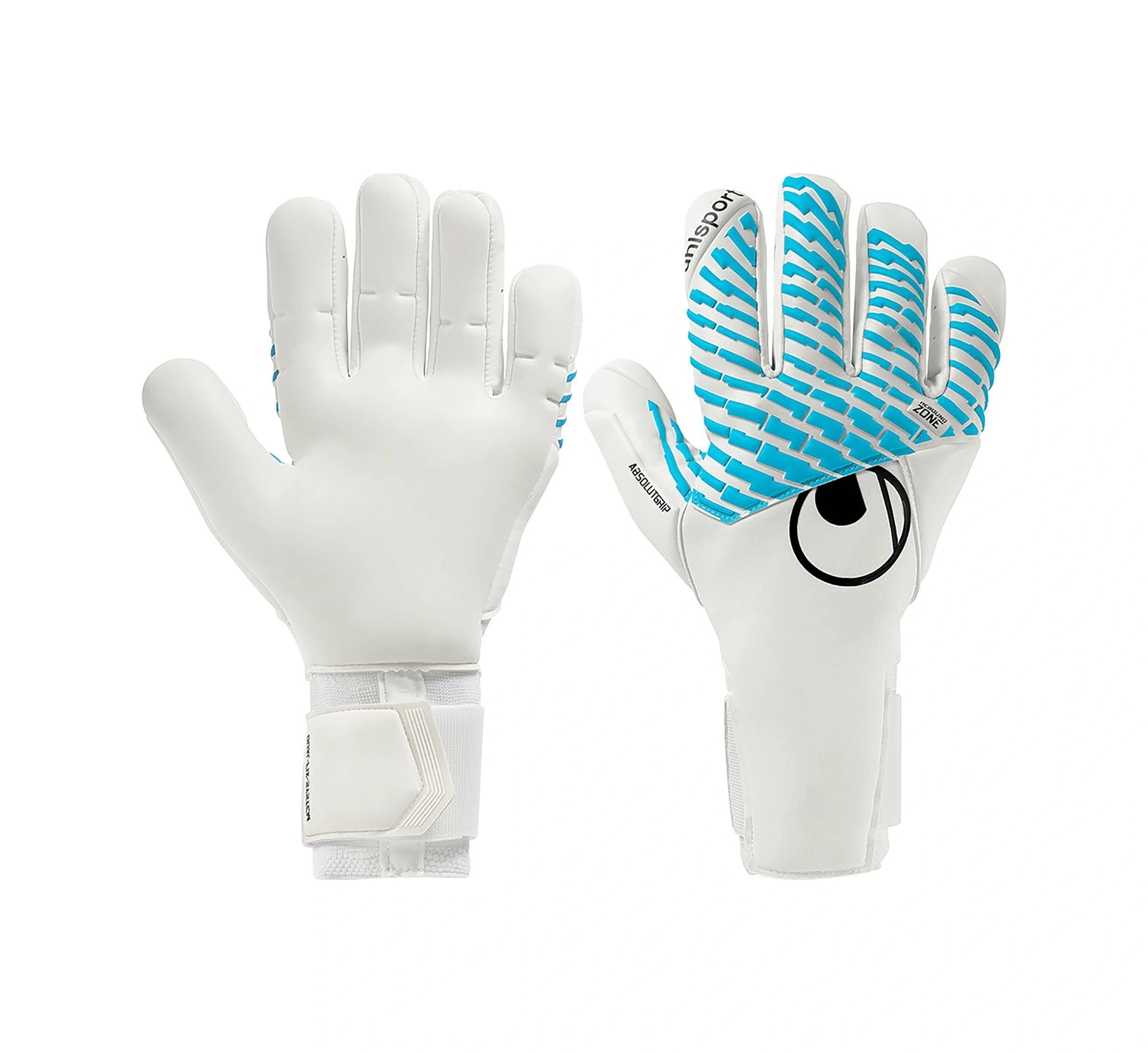 Beyaz - Mavi - Siyah Uhlsport Futbol Kaleci Eldiveni Fm Cybertec Absolutgrip Hn 101137901 Beyaz