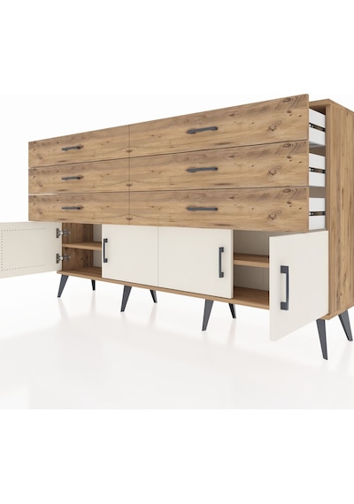 Arges Konsol 2 Raflı 6 Çekmeceli 4 Kapaklı 176x30x99 Çam-aytaşı/ç Çam-aytaşı/çam Arges Konsol 2 Raflı 6 Çekmeceli 4 Kapaklı 176x30x99 Çam-aytaşı/ç Çam-aytaşı/çam