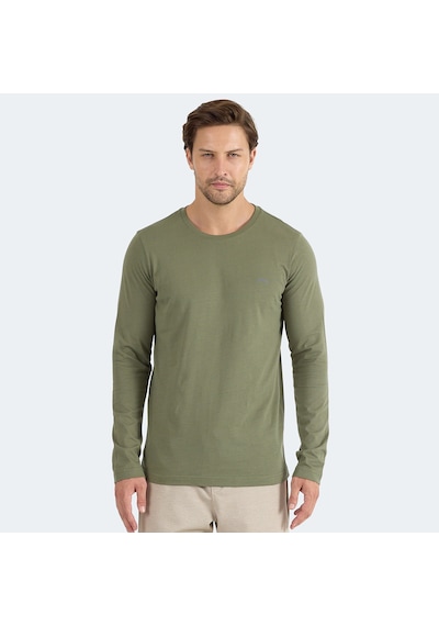 Slazenger ROVER Erkek Sweatshirt Haki
