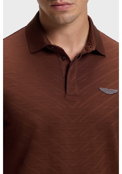 Boss % 100 Pamuk Regular Fit Düğmeli Polo Erkek Polo 50565174 214 Kahve
