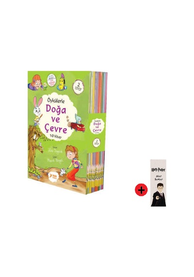 2. Sınıf Hikaye Kitabı Seti Yuva Yayınları Doğa ve Çevre + Kişiye Özel İsimli Harry Potter Kitap Ayracı