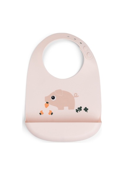 Done By Deer - Tiny Farm - Silikon Mama Önlüğü - Pembe