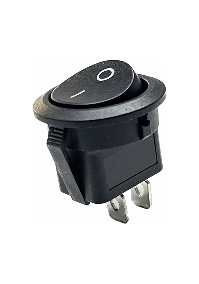 20mm Yuvarlak 2 Pin On/off Işıksız Power Anahtar 2 Adet