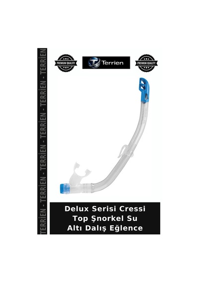 Delux Serisi Cressi Top Şnorkel Su Altı Dalış Eğlence Pınk