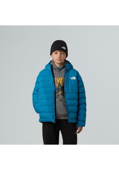 The North Face Perrıto İki Taraflı Kapşonlu Erkek Çocuk Ceketi Nf0a88twbom1 Mavi