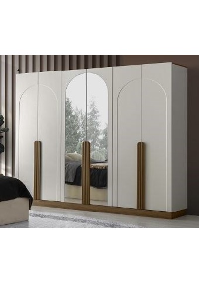 Olimpos Mdf 6 Kapılı Dolap