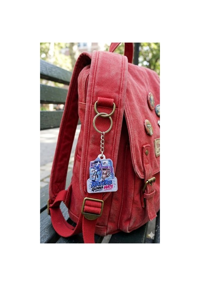 Owl Bag Regular Show Stüdyo Tv Style Desenli Acrylic Anahtarlık Çanta Süsü Çok Renkli