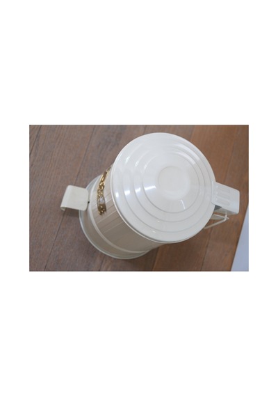 Galvaniz Metal Pedallı 16 Litre Çöp Kovası Mutfak ,banyo Paslanmaz Yanmaz Krem