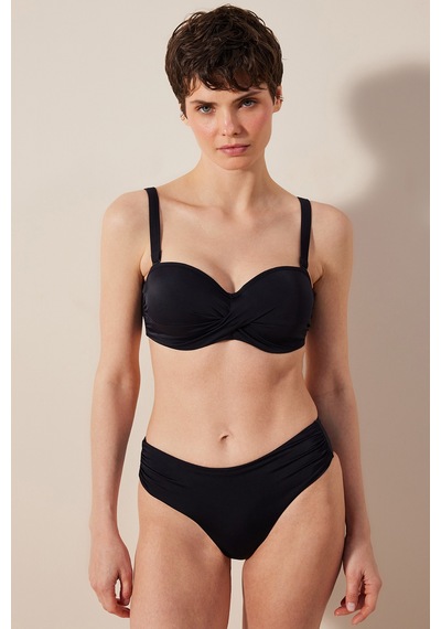 Penti Basic High Shirred Siyah Bikini Altı Plxdg4dw23ıy-bk5 Siyah