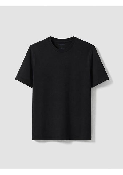 Lcwaıkıkı Classic Siyah Soft Touch %100 Pamuk Erkek Tişört