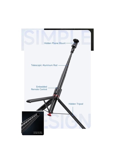 Ayarlanabilir Selfie Çubuğu Tripod 177cm - Otomatik Açılma, Çok Açı Ayarı, Kablosuz Uzaktan Kumanda, Alüminyum Gövde, 10m Mesafeden Fotoğraf Çekimi, Telefon Standı Tt01 Ayarlanabilir Selfie Çubuğu Tripod 177cm - Otomatik Açılma, Çok Açı Ayarı, Kablosuz Uzaktan Kumanda, Alüminyum Gövde, 10m Mesafeden Fotoğraf Çekimi, Telefon Standı Tt01