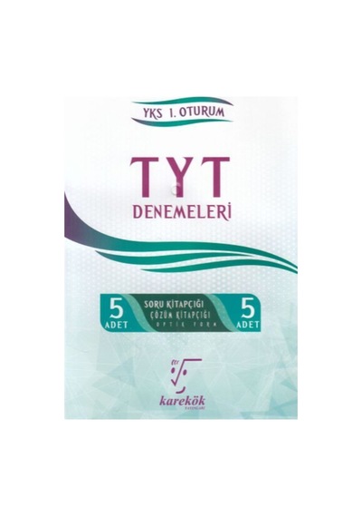 Karekök Yks Tyt 1. Oturum Deneme Yeni 5 Kitap Seti