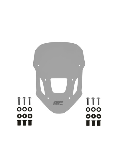 Gp Kompozit Honda Africa Twin Crf1100l 2025-2026 Uyumlu Ön Cam Füme 48 Cm
