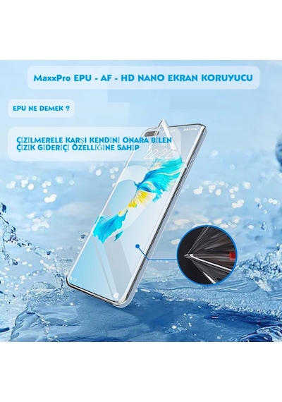 Samsung Galaxy Uyumlu Note 5 Nano Ekran Koruyucu Ultra İnce Epu - Af - Hd Maxxpro