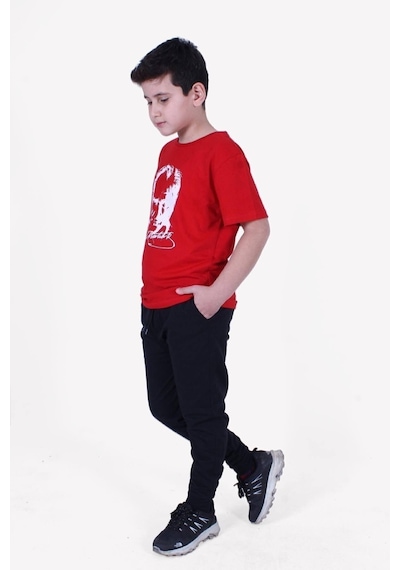 Fyk Kids Atatürk Baskılı Imzalı Unisexs Takım Çok Renkli