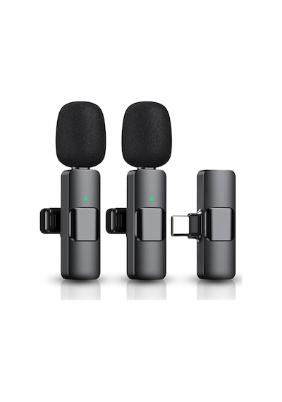 Lexroo K9t2 Type-c Bağlantılı, 360 Ses Yakalama, Gürültü Azaltma Özellikli Android