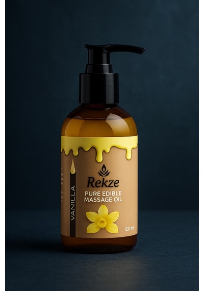 Vanilyalı Aromaterapi Yenilebilir Rahatlatıcı Doğal Masaj Yağı 120 Ml - 289289374