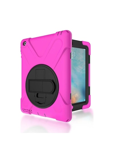 Apple iPad Uyumlu, 2/ipad 3/ipad 4/shockproof 3 Katmanlı Standlı Zırh Kılıf- 5775