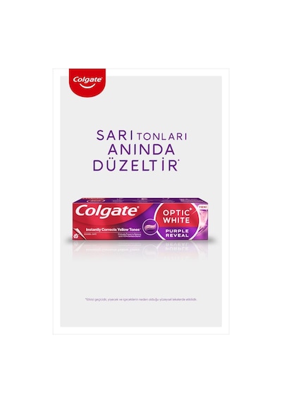 Colgate Optic White Purple Reveal Beyazlatıcı Diş Macunu 75 ML