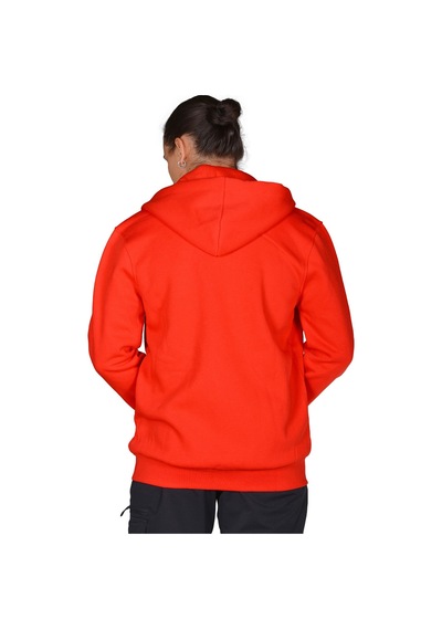 Diadora İmola - Erkek Kırmızı Pamuklu Tam Fermuarlı Sweatshirt Kırmızı