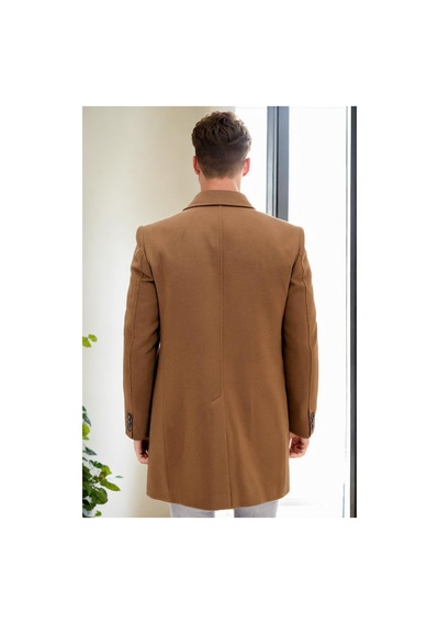 Plt9365 Dewberry Erkek Palto-camel Camel