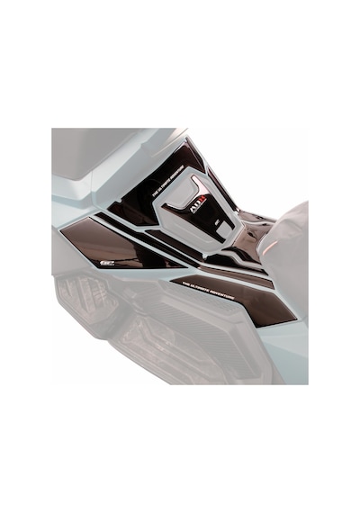 GP Kompozit  SYM ADX 125 2023-2024 Uyumlu Tank Pad Seti Siyah