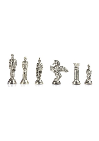 Gifthome Metal Satranç Takımı-seti battal pegasus parlak sedefli