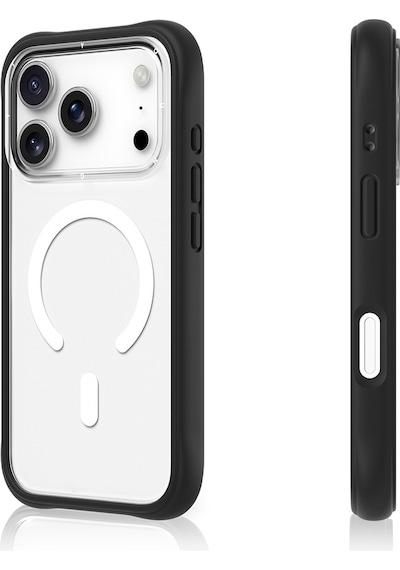 Apple Uyumlu iPhone 17 Pro Max  Kılıf M-safe Şarj Özellikli Airbagli Youngkit Dynamic 2 Serisi Kapak Siyah Siyah
