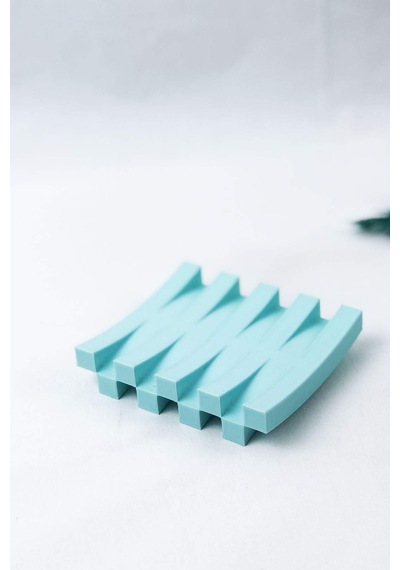 Buççin Online Mağaza Modern Sabunluk - Turkuaz Plastik Turkuaz Çok Renkli