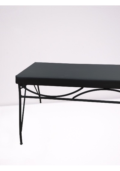 Bengimobilya Sandalye Benc Penyez Klasik Model Metal Çelik Siyah Fırın Siyah B (445403457)