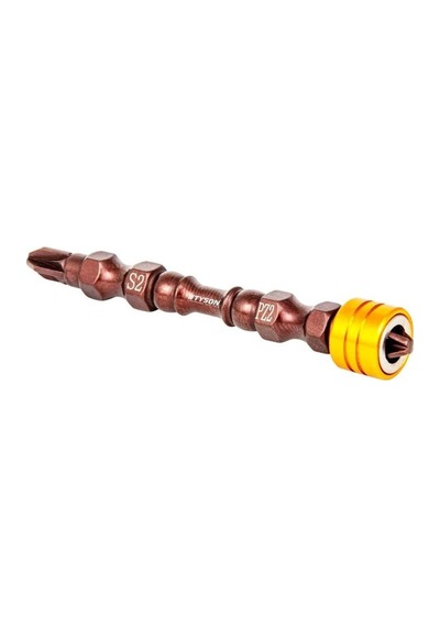 Çift Yönlü 1 Ad Pz2 65mm S2 Çeliği Mıknatıs Uçlu Bits Uç Çelik Matkap Ucu Tornavida Ucu Vidalama Ucu