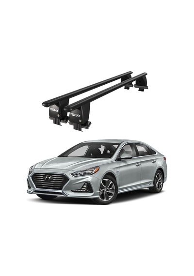 Royal Hyundai Sonata Vıı 2015-2019 Uyumlu Siyah Ara Atkı Port Bagaj Tavan Barı