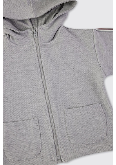 Panço Erkek Bebek Fermuarlı Gri Sweatshirt 2521BB08004