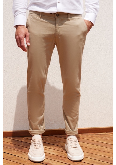 AC&Co / Altınyıldız Classics Erkek Bej Slim Fit Dar Kesim Pamuklu Esnek Rahat Chino Pantolon Bej AC&Co / Altınyıldız Classics Erkek Bej Slim Fit Dar Kesim Pamuklu Esnek Rahat Chino Pantolon Bej