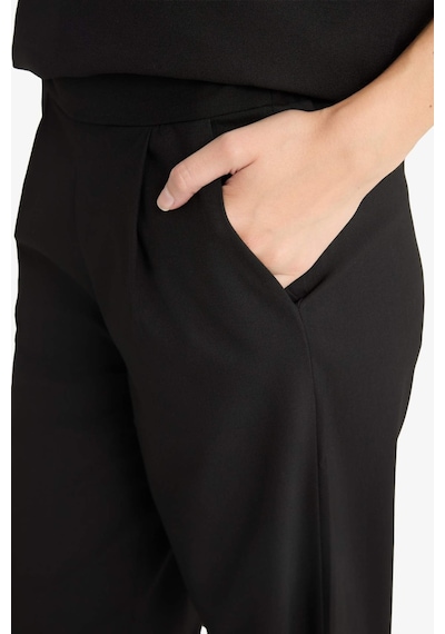 Defacto Regular Fit Cep Detaylı Geniş Paça Pantolon F5413ax25aubk81 Siyah