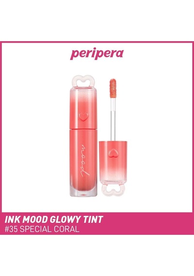 Kalıcı, Pigmentli, Parlak Bitişli Tint Ink Mood Glowy Tint 35 Special Coral
