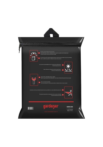 Grdc303 Masa Takımı Koruma Ortusu Pe 225x225x90 Siyah