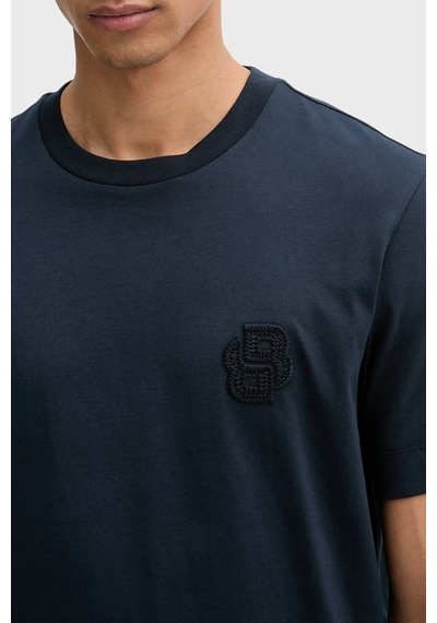 Boss Erkek T Shirt 50560328 404 Lacivert