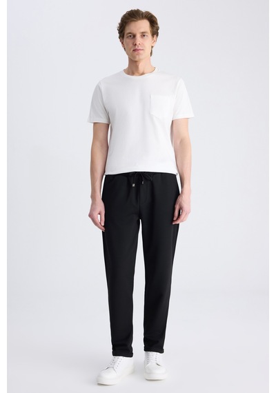 D's Damat Ds Damat Regular Fit Siyah Balıksırtı Pamuklu Jogger Pantolon 4hc0300130022 001
