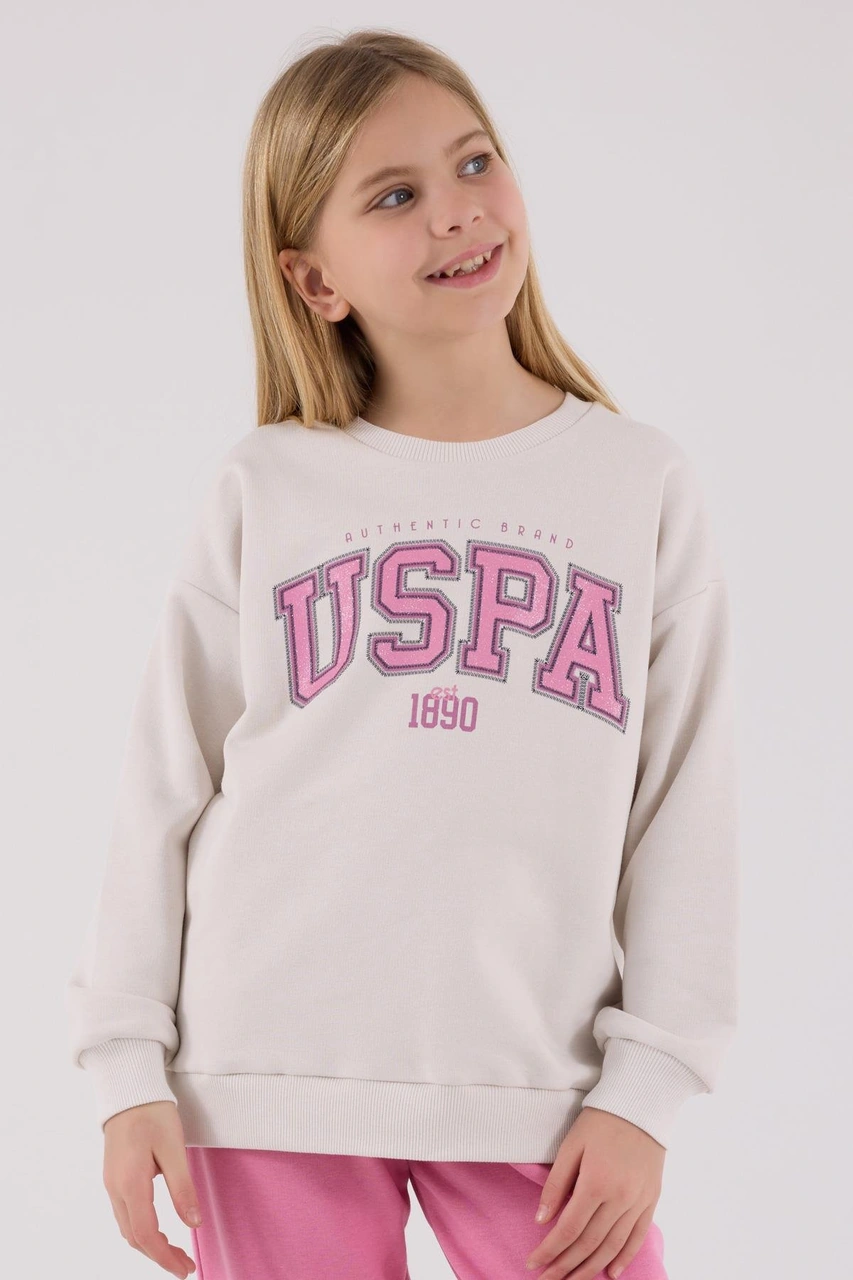 U.s. Polo Assn. Kız Çocuk Eşofman Takımı Taş-1839 Taş