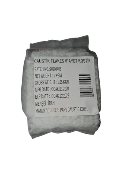 Meteksan Kostik Payet Kostik Sodyum Hidroksit 1 KG