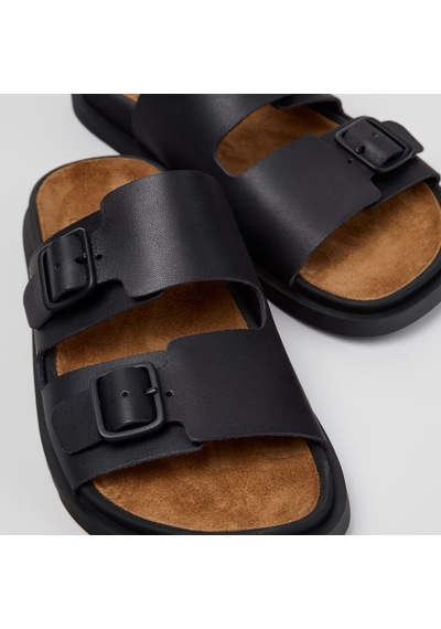 Terlik Kadın K201881-001 Camper Lluc Sandal Black Siyah
