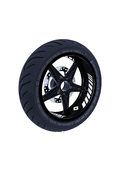 Gp Racing Süt Beyaz İç Jant Şeridi Sticker Çınar Extreme
