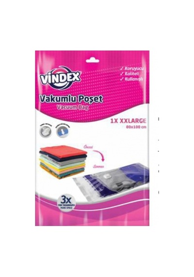 1 Parça Vakumlu Poşet Xxl 80 X 100 Cm 1 Adet 80 X 100 Beyaz Plastik Plastik 80 X 100 Beyaz Diğer