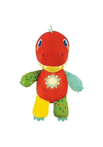 Baby Trex Dinozor Peluş Oyuncak Açık Bej - Hardal