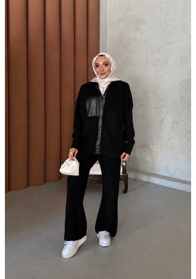 Riella Butik Selora Tesettür Takım Siyah