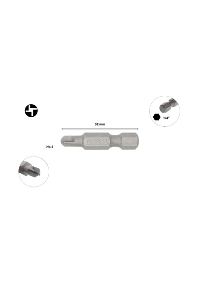 Ceta Form TorqSet Uçlu Bits No 5 x 32MM Cb860305