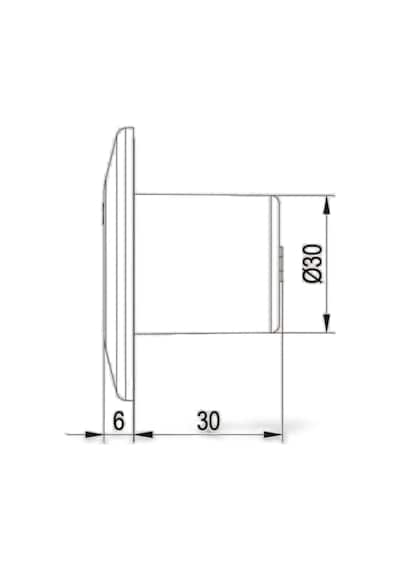 Suc2ac-b 12v/24v 2a Gömme Tip Usb Şarj Cihazı Mavi Led, Type-a Ve Type-c Çıkışlı