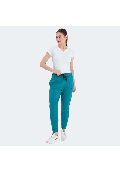 Slazenger VETERAN RBN Kadın Cepli Turkuaz Eşofman Altı