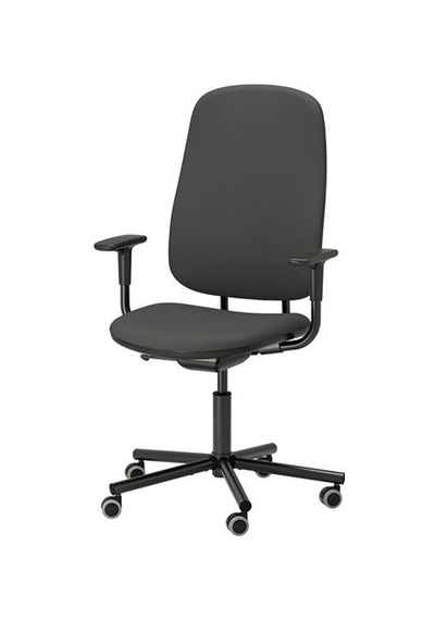 Ikea Smörkull Çalışma Sandalyesi, Grasnas Koyu Gri
